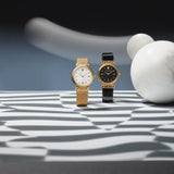 Versace Greca Meander Black Dial Black Leather Strap Watch for Women - VELW00420 Buy Now By Versace