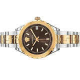 Versace Hellenyium Brown Dial Two Tone Steel Strap Watch for Women - V12040015 Buy Now By Versace