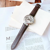 Versace Aion Chronograph White Dial Brown Leather Strap Watch for Men - VBR010017 Buy Now By Versace