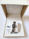 Versace V-Flare Quartz Black Dial Silver Steel Strap Watch for Women - VEBN00618 Buy Now By Versace