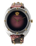 Versace Shadov Pink Dial Pink Leather Strap Watch for Women - VEBM00818 Buy Now By Versace