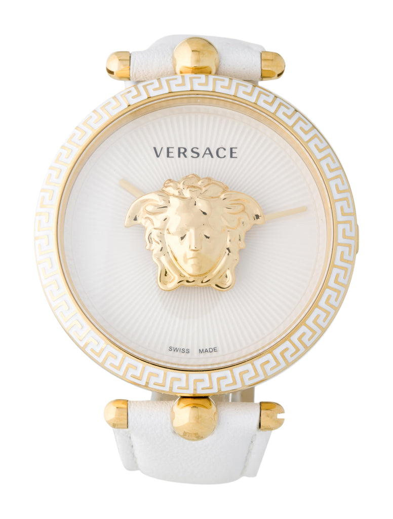 Versace Palazzo Empire White Dial White Leather Strap Watch for Women - VCO040017 Buy Now By Versace