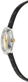 Versace Virtus Quartz White Dial Black Leather Strap Watch For Women - VET300421 Buy Now By Versace