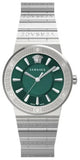 Versace Grace Quartz Green Dial Silver Steel Strap Watch For Women - VEVH00920 Buy Now By Versace