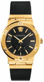 Versace Greca Black Dial Black Leather Strap Watch for Men - VEVI00220 Buy Now By Versace