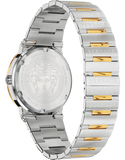 Versace Greca Silver Dial Two Tone Steel Strap Watch for Men - VEVI00320 Buy Now By Versace