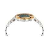 Versace Greca Green Dial Silver Steel Strap Watch for Men - VEVI00420 Buy Now By Versace