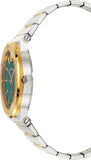 Versace Hellenyium Quartz Green Dial Silver Steel Strap Watch For Men - VEVK00420 Buy Now By Versace
