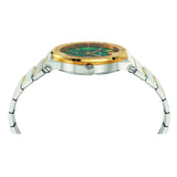 Versace Hellenyium Quartz Green Dial Silver Steel Strap Watch For Men - VEVK00420 Buy Now By Versace