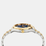 Versace Hellenyium Quartz Blue Dial Two Tone Steel Strap Watch for Men - VEVK00520 Buy Now By Versace