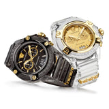 Versace Icon Active Chronograph Gold Dial White Silicone Strap Watch for Men - VEZ700121 Buy Now By Versace