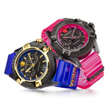 Versace Icon Active Chronograph Quartz Black Dial Pink Rubber Strap Watch For Men - VEZ700221 Buy Now By Versace