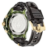 Versace Icon Active Chronograph Gold Dial Black Silicone Strap Watch For Men - VEZ700321 Buy Now By Versace