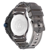 Versace icon Active Chronograph Black Dial Black Silicone Strap Watch For Men - VEZ700622 Buy Now By Versace