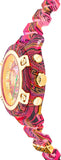 Versace Icon Active Chronograph Quartz Gold Dial Red Leather Strap Watch For Men - VEZ701222 Buy Now By Versace