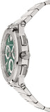 Versace Grace Chronograph Quartz Green Dial Silver Steel Strap Watch For Men - VEZ900121 Buy Now By Versace