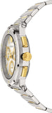 Versace Greca Chronograph White Dial Two Tone Steel Strap Watch For Men - VEZ900321 Buy Now By Versace