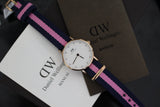 Daniel Wellington Classy Winchester White Dial Two Tone NATO Strap Watch For Women - DW00100065 Buy Now By Daniel Wellington