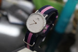 Daniel Wellington Classy Winchester White Dial Two Tone NATO Strap Watch For Women - DW00100073 Buy Now By Daniel Wellington