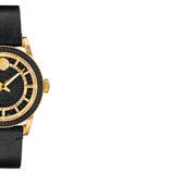 Versace Code Quartz Black Dial Black Leather Strap Watch For Men - VEPO00320 Buy Now By Versace