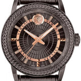 Versace Viamond Quartz Black Dial Grey Steel Strap Watch For Men - VEPO00520 Buy Now By Versace