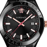 Versace Hellenyium Analog Black Dial Black Steel Strap Watch For Men - VEVK00320 Buy Now By Versace