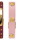 Versace Medusa Lock Icon Gold Dial Red Leather Strap Watch for Women - VEDW00319 Buy Now By Versace