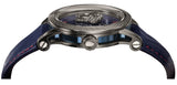 Versace Palazzo Empire Blue Dial Blue Leather Strap Watch for Men - VERD00118 Buy Now By Versace