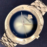 Versace Shadov Quartz Gold Dial Gold Steel Strap Watch for Women - VEBM00618 Buy Now By Versace