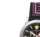 Versace Sport Tech Chronograph Black Dial Black Rubber Strap Watch for Women - VELT00619 Buy Now By Versace