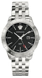 Versace Univers Analog Black Dial Silver Steel Strap Watch for Men - VEBK00418 Buy Now By Versace
