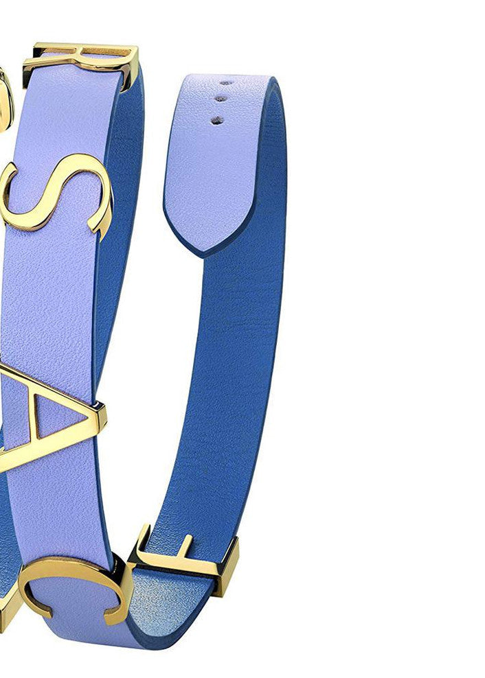 Versace V-Flare Silver Dial Purple Leather Strap Watch for Women - VEBN00318 Buy Now By Versace