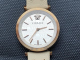 Versace V-Twist White Dial White Leather Strap Watch for Women - VELS00419 Buy Now By Versace