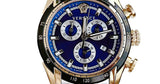 Versace V-Ray Chronograph Quartz Blue Dial Two Tone Steel Strap Watch For Men - VE2I01021 Buy Now By Versace