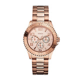 Guess BFF Multifunction Rose Gold Dial Rose Gold Steel Strap Watch for Women - W0231L4 Buy Now By Guess