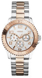 Guess BFF Multifunction Silver Dial Two Tone Steel Strap Watch for Women - W0231L5 Buy Now By Guess