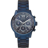 Guess Chronograph Multifunction Blue Dial Blue Steel Strap Watch For Women - W0330L6 Buy Now By Guess