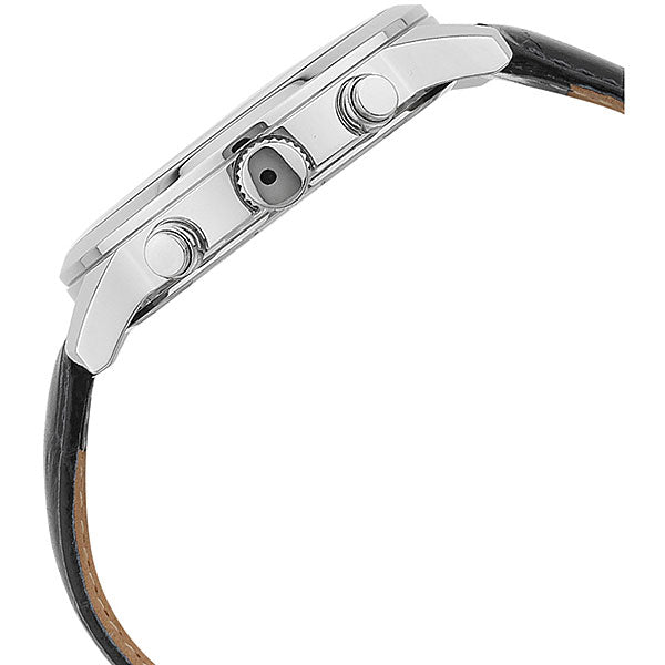 Guess Horizon Chronograph Quartz Black Dial Blue Leather Strap Watch For Men - W0380G3 Buy Now By Guess