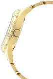Guess Siren Diamonds Silver Dial Gold Steel Strap Watch for Women - W0442L2 Buy Now By Guess