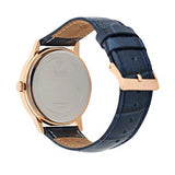 Guess Analog Blue Dial Blue Leather Strap Watch For Men - W0496G4 Buy Now By Guess