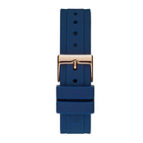 Guess Analog Quartz Blue Dial Blue Rubber Strap Watch For Women - W0562L3 Buy Now By Guess