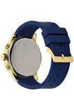 Guess Sunrise Blue Dial with Diamonds Blue Rubber Strap Watch For Women - W0616L2 Buy Now By Guess