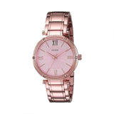 Guess Park Ave Quartz Rose Gold Dial Rose Gold Steel Strap Watch For Women - W0636L2 Buy Now By Guess