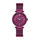 Guess Soho Pink Dial Pink Mesh Bracelet Watch For Women - W0638L6 Buy Now By Guess