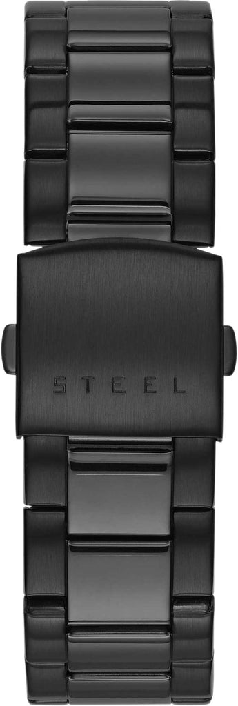 Guess Atlas Chronograph Black Dial Black Steel Strap Watch For Men - W0668G5 Buy Now By Guess