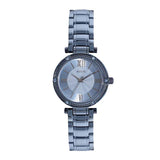 Guess Park Ave Analog Quartz Blue Dial Blue Steel Strap Watch For Women - W0767L4 Buy Now By Guess