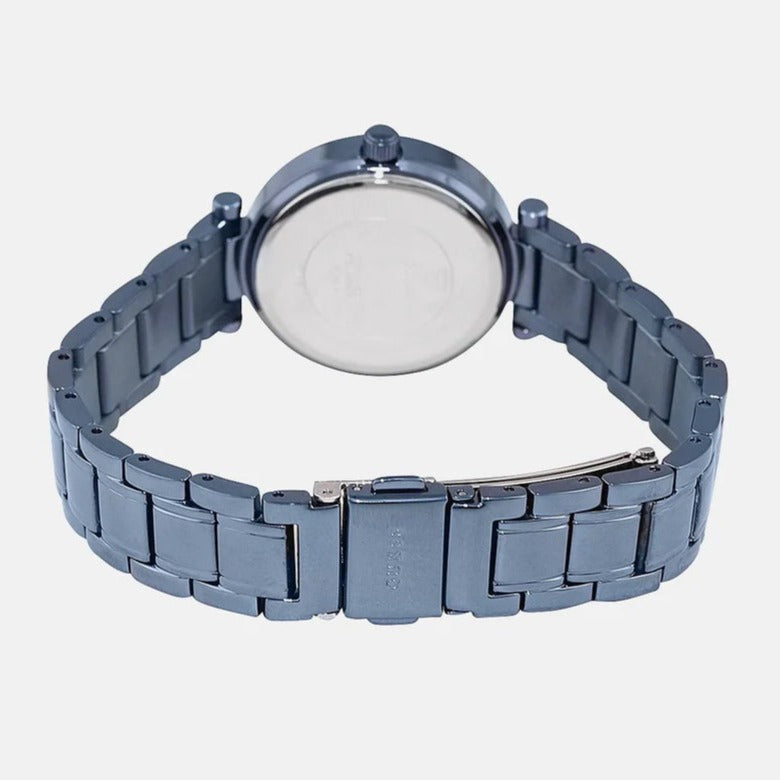 Guess Park Ave Analog Quartz Blue Dial Blue Steel Strap Watch For Women - W0767L4 Buy Now By Guess