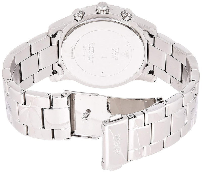 Guess Confetti Diamonds Silver Dial Silver Steel Strap Watch for Women - W0774L7 Buy Now By Guess