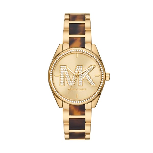 Michael Kors Janelle Quartz Gold Dial Two Tone Steel Strap Watch For Women - MK4730 Buy Now By Michael Kors