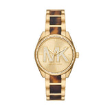 Michael Kors Janelle Quartz Gold Dial Two Tone Steel Strap Watch For Women - MK4730 Buy Now By Michael Kors